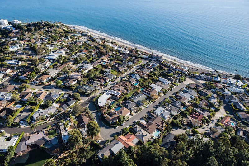 Pacific Palisades coastline